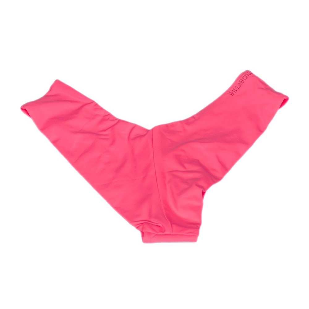 Billabong Women’s SOL Searcher Fiji Neon Pink Cheeky Swim Bottoms S NWT